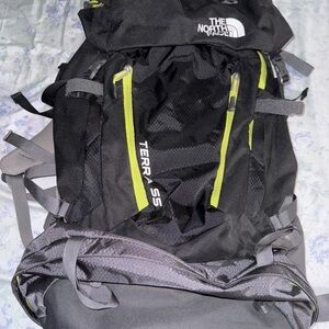 The North Face TERRA 55 black Backpack